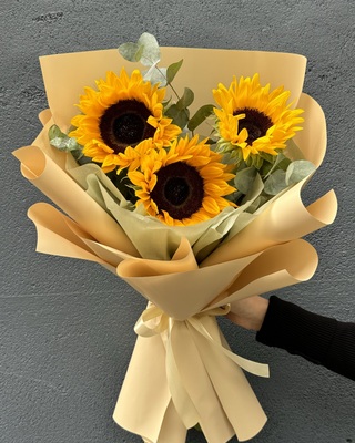 Букет подсолнухов  - Доставка цветов в Екатеринбурге