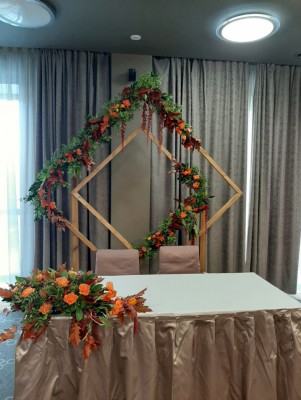 Оформление свадьбы "Огонь ярких красок" - Доставка цветов в Екатеринбурге