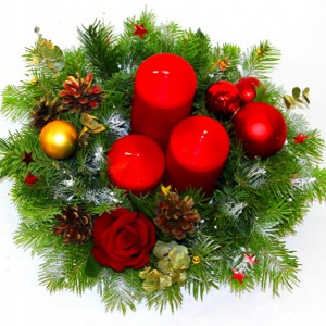 Новая коллекция новогодних композиций - Доставка цветов в Екатеринбурге