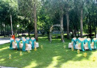 Свадебная арка для выездной регистрации